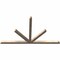 Ekena Millwork Saratoga Smooth Timber Gable Bracket, Douglas Fir, 96"W x 56"H x 3 1/2"D x 3 1/2"F, 14/12 Pitch GBW096X56X0404SAR00SDF - alternate 3